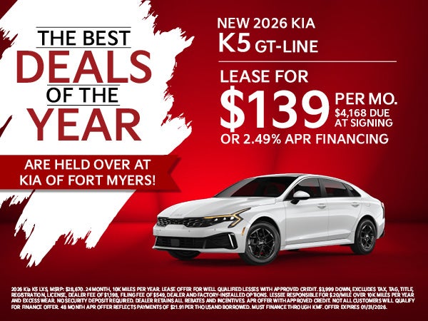 New 2026 Kia K5 LXS