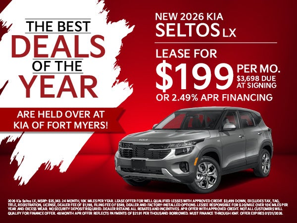 New 2026 Kia Seltos LX