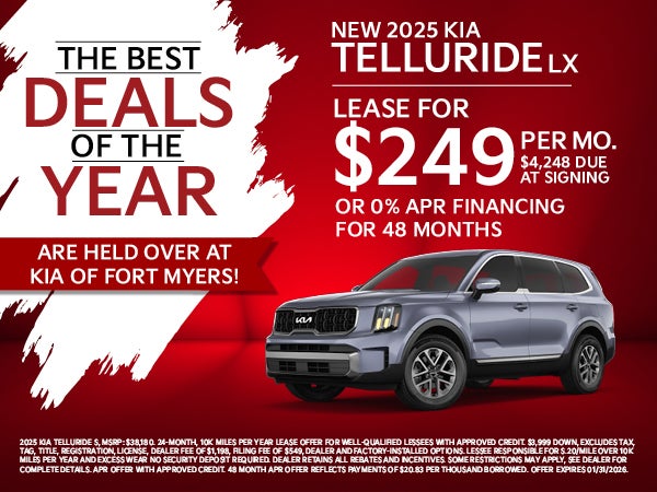 New 2025 Kia Telluride LX