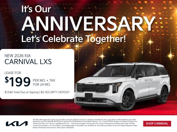 NEW 2026 KIA CARNIVAL LXS